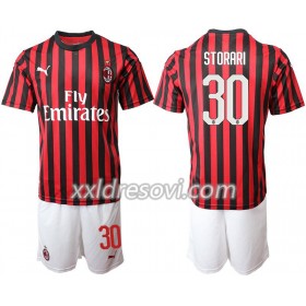 AC Milan STORARI 30 Domaći Dječji Komplet Dresovi za Nogomet 2019-2020 (+ kratke hlače)